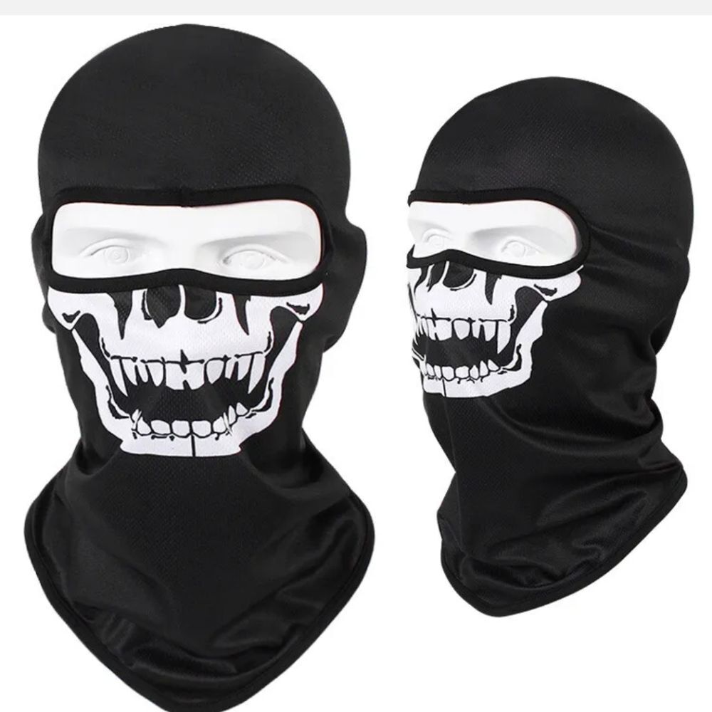 Tactical Skull Ghost Printed Full Face Mask Balaclava Halloween Ski Motorcycle